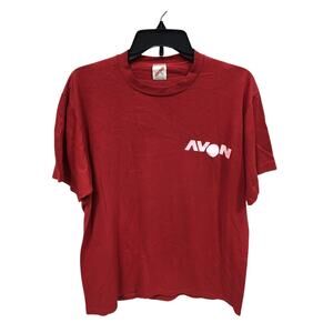 Isle of Man Avon Red XL Racer 12 1958 1959 1960 1989 1990 1991 Short Sleeve Red